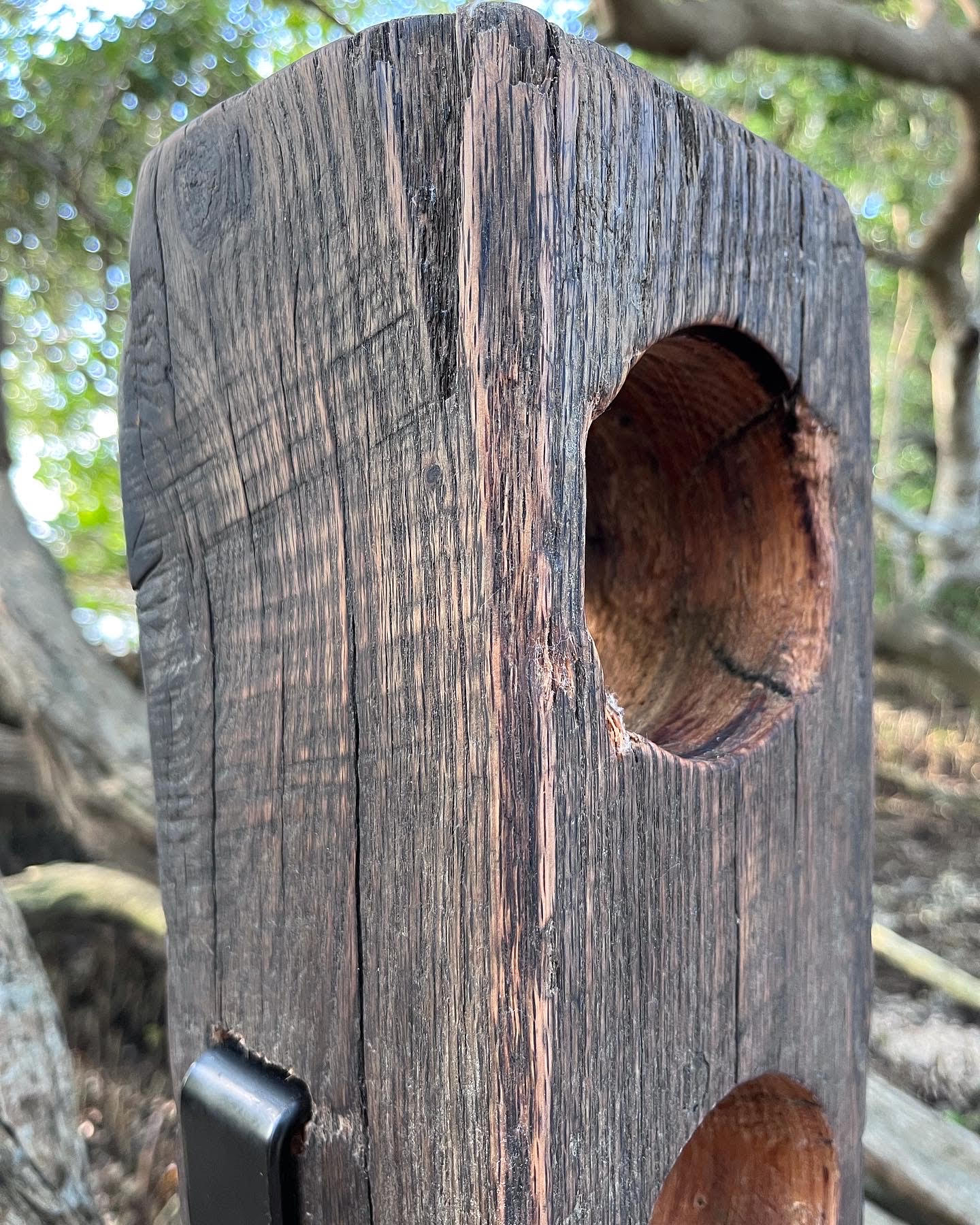 Recycled Beam / Driftwood - Wine Rack