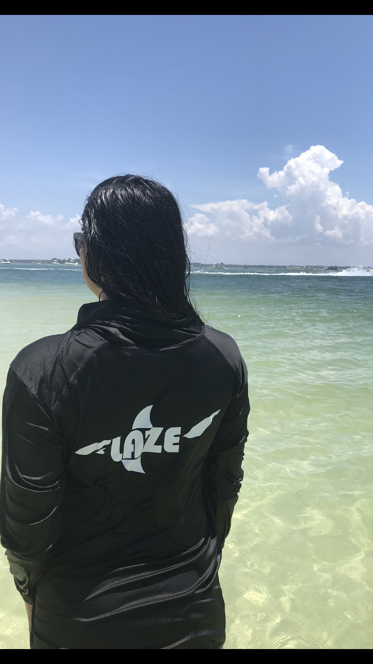 LAZE Long Sleeve Shirt (Hooded) - Summer Weight