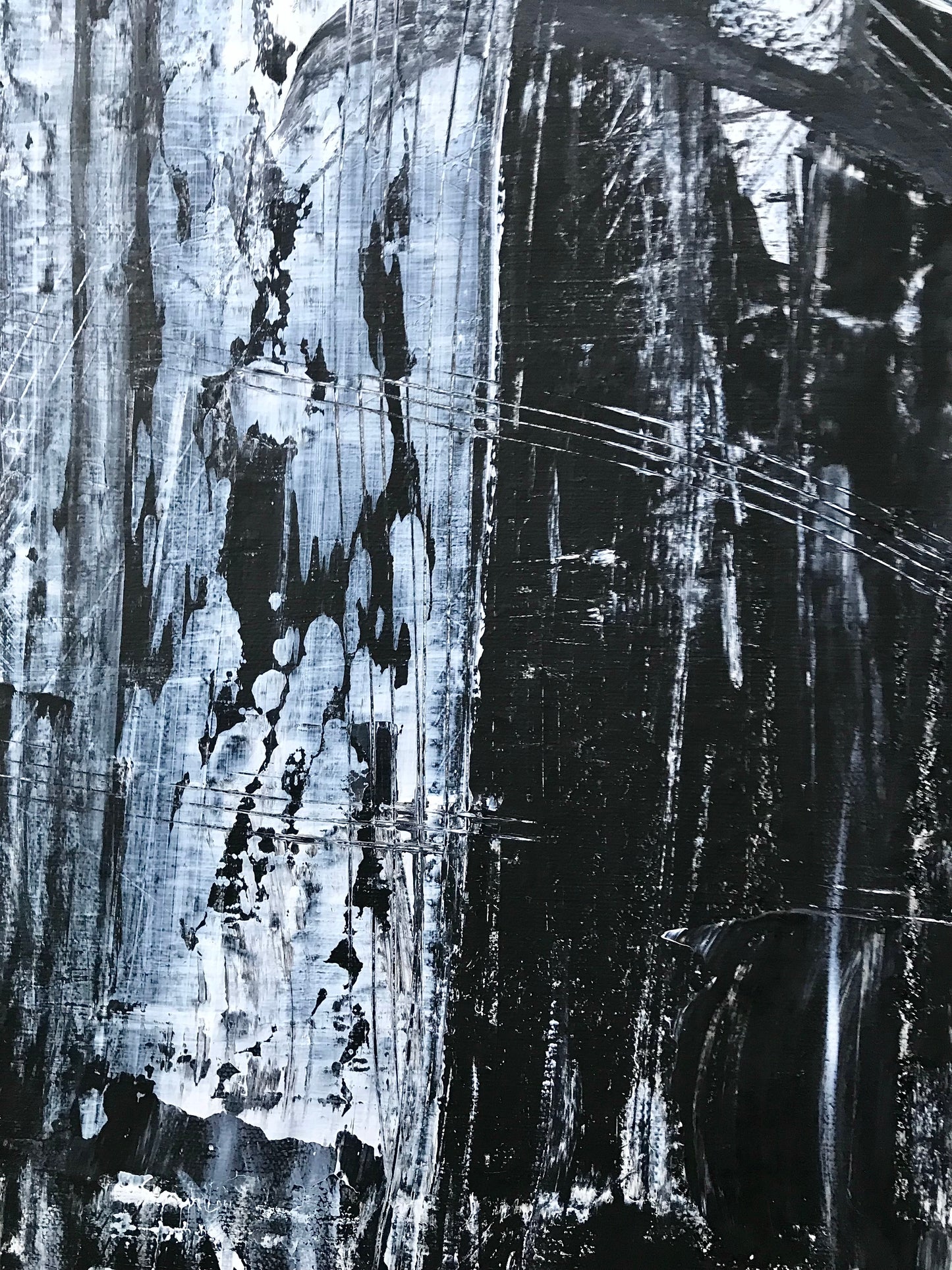"Koi" - 30" x 36" Acrylic